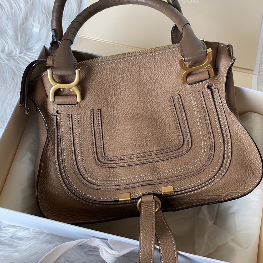 •Chloe• Marcie Medium Satchel Bag - Picture 11 of 17
